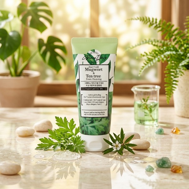GRACE DAY Real Fresh Mugwort & Tea Tree Foam Cleanser 100 ML